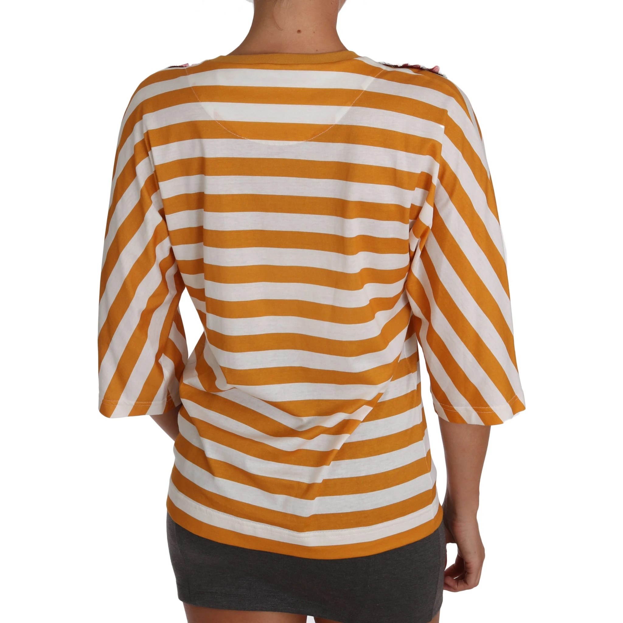 White Orange FIRENZE Top T-shirt