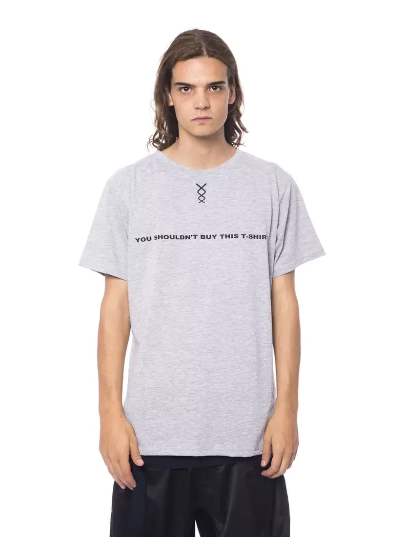 Gray Cotton T-Shirt