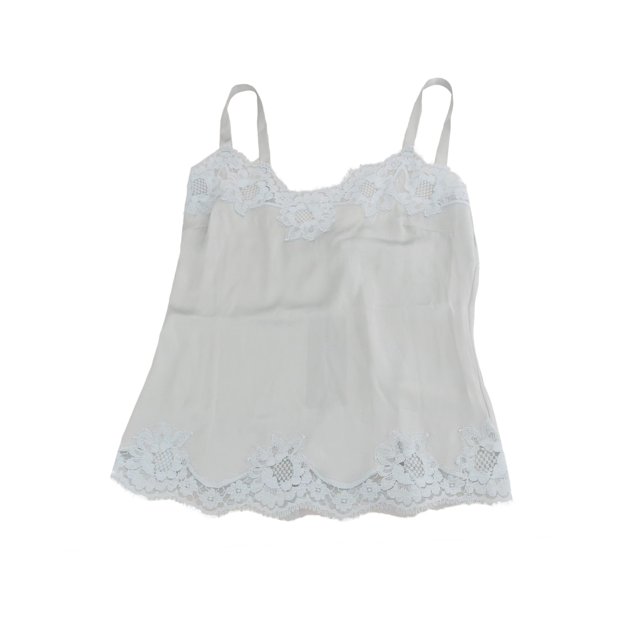 Green Silk Lace Dress Chemisole Lingerie