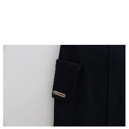 Blue Cotton Denim Mini Skirt