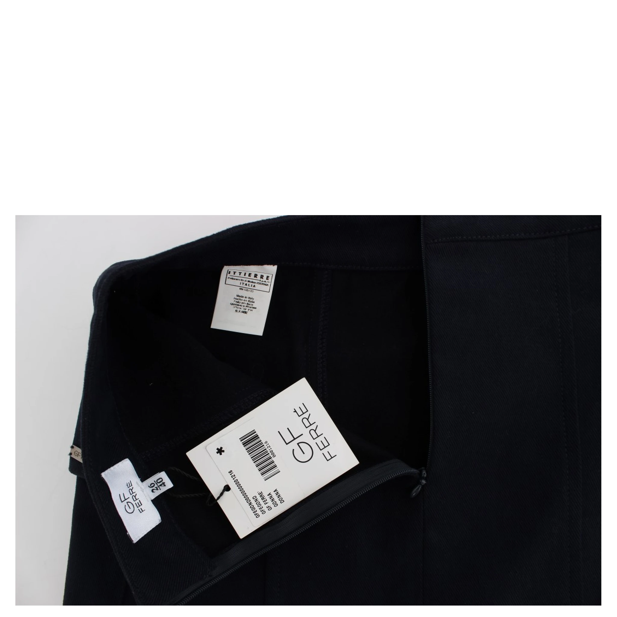 Blue Cotton Denim Mini Skirt