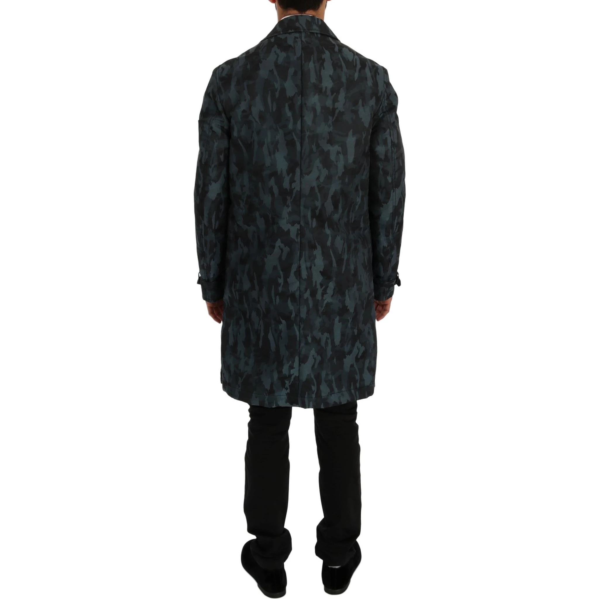 Blue Camouflage Trench Trench