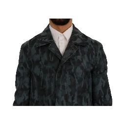 Blue Camouflage Trench Trench