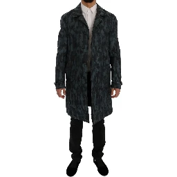 Blue Camouflage Trench Trench