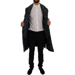 Blue Camouflage Trench Trench