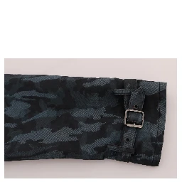 Blue Camouflage Trench Trench