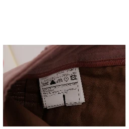 Pink Velvet Cropped Casual Pants