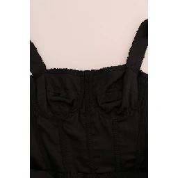 Black Red Polka Sequined Shift Dress