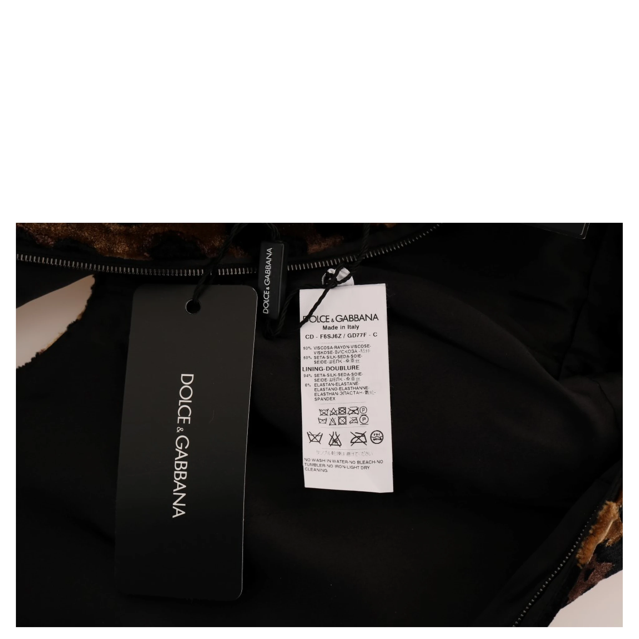 Brown Leopard Print Silk Sheath Dress