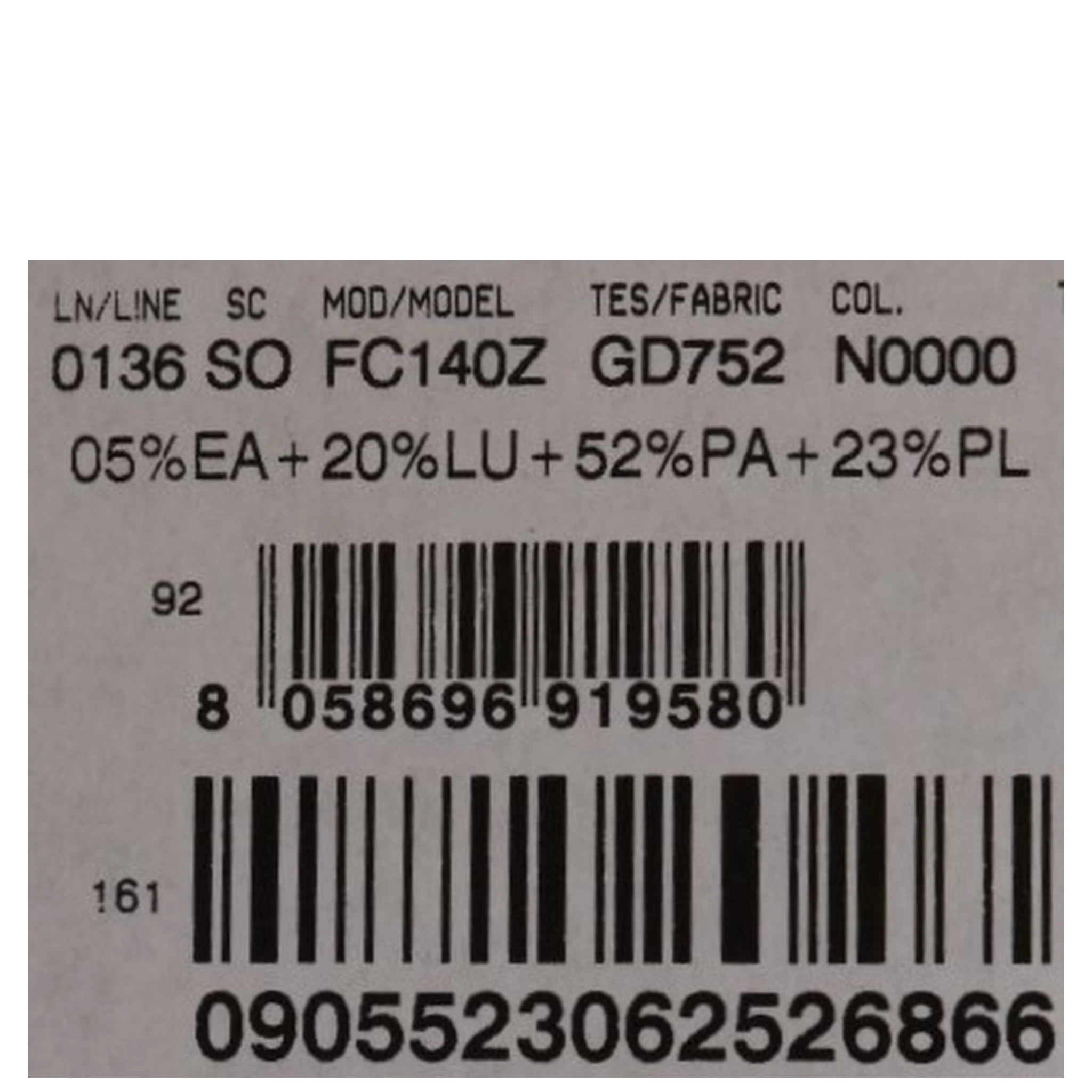 Black Stretch Floral Clear Crystal Socks