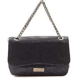 Blue Leather Crossbody Bag