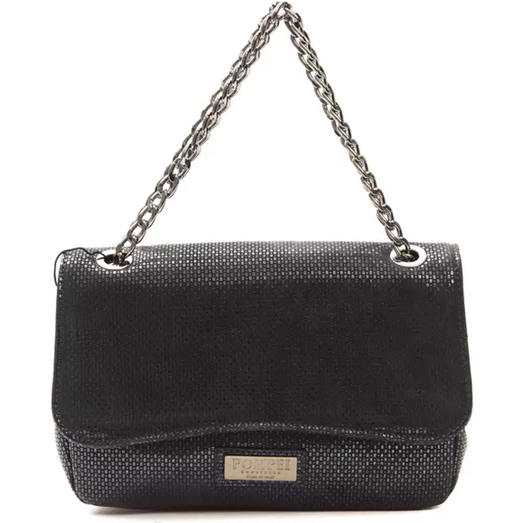 Blue Leather Crossbody Bag