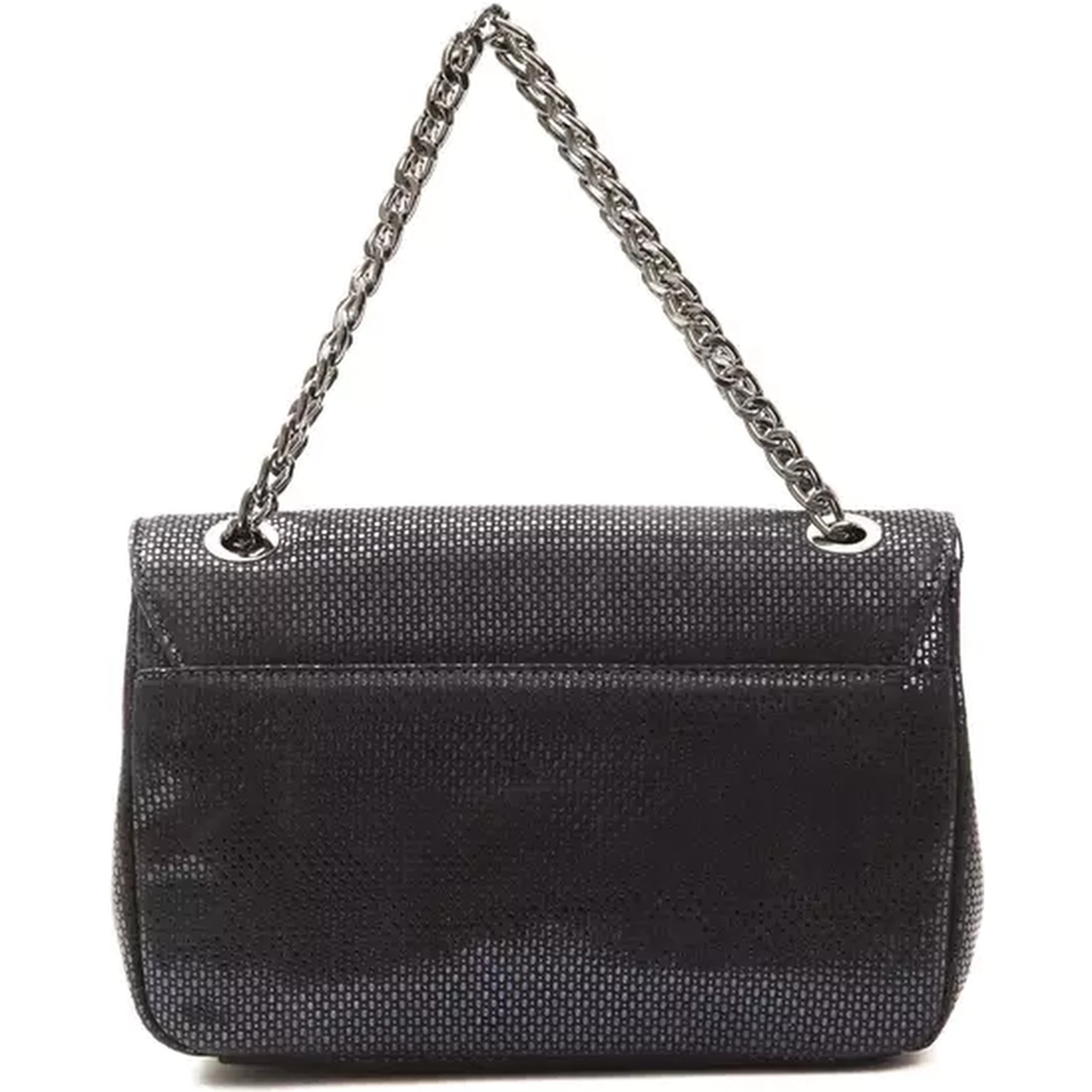 Blue Leather Crossbody Bag