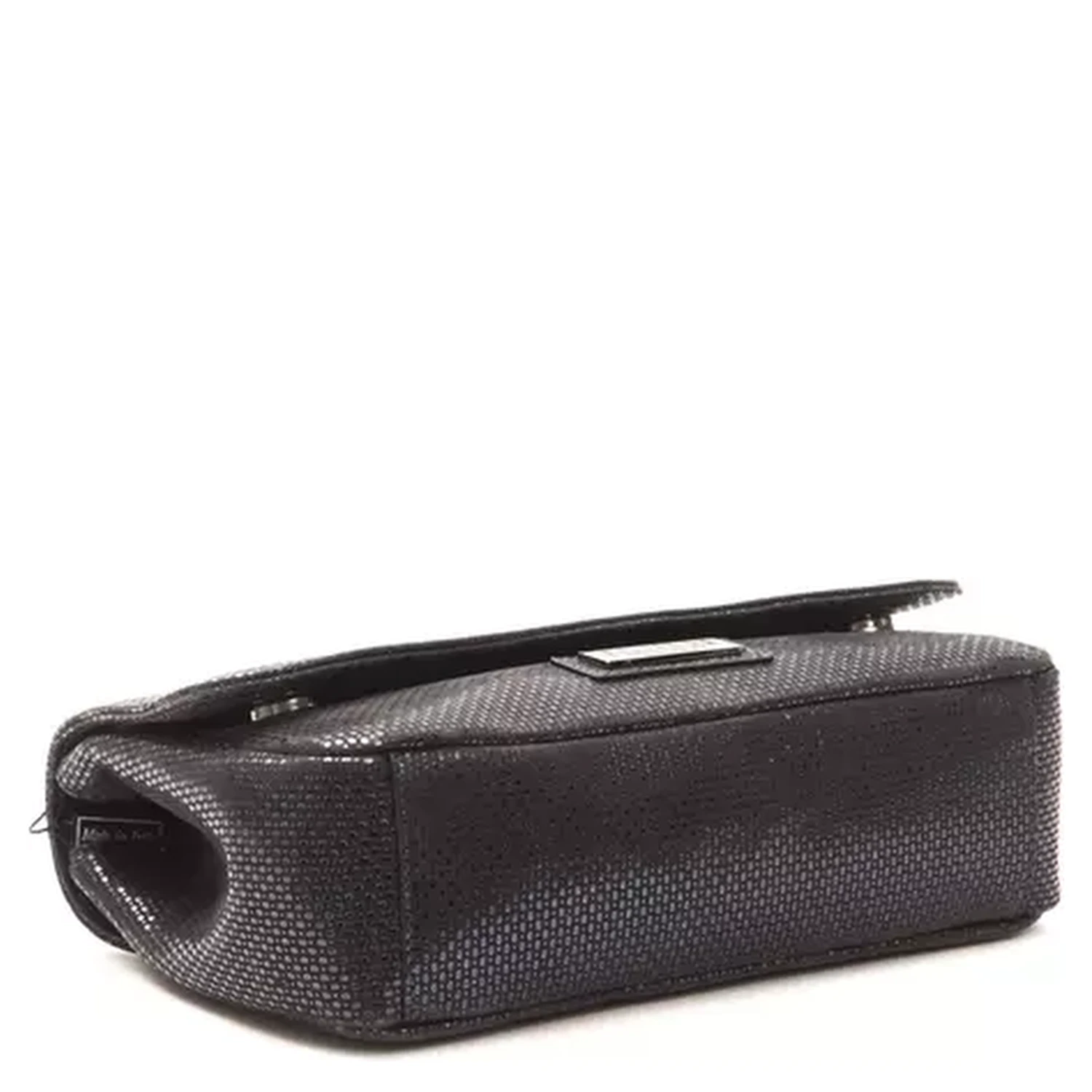 Blue Leather Crossbody Bag
