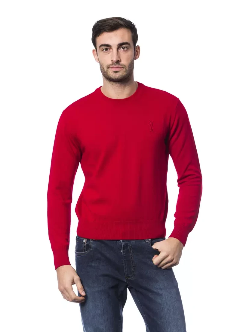 Red Merino Wool Sweater