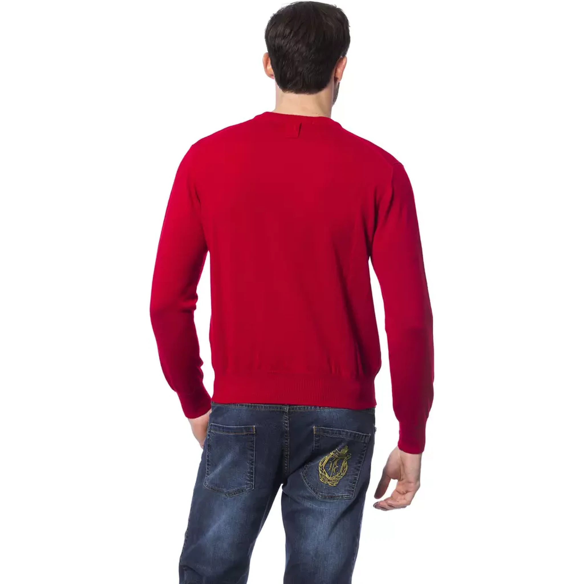 Red Merino Wool Sweater