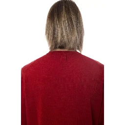 Red Merino Wool Sweater