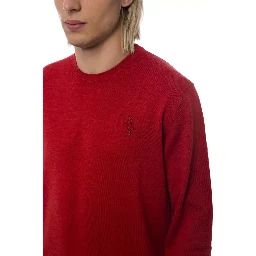 Red Merino Wool Sweater