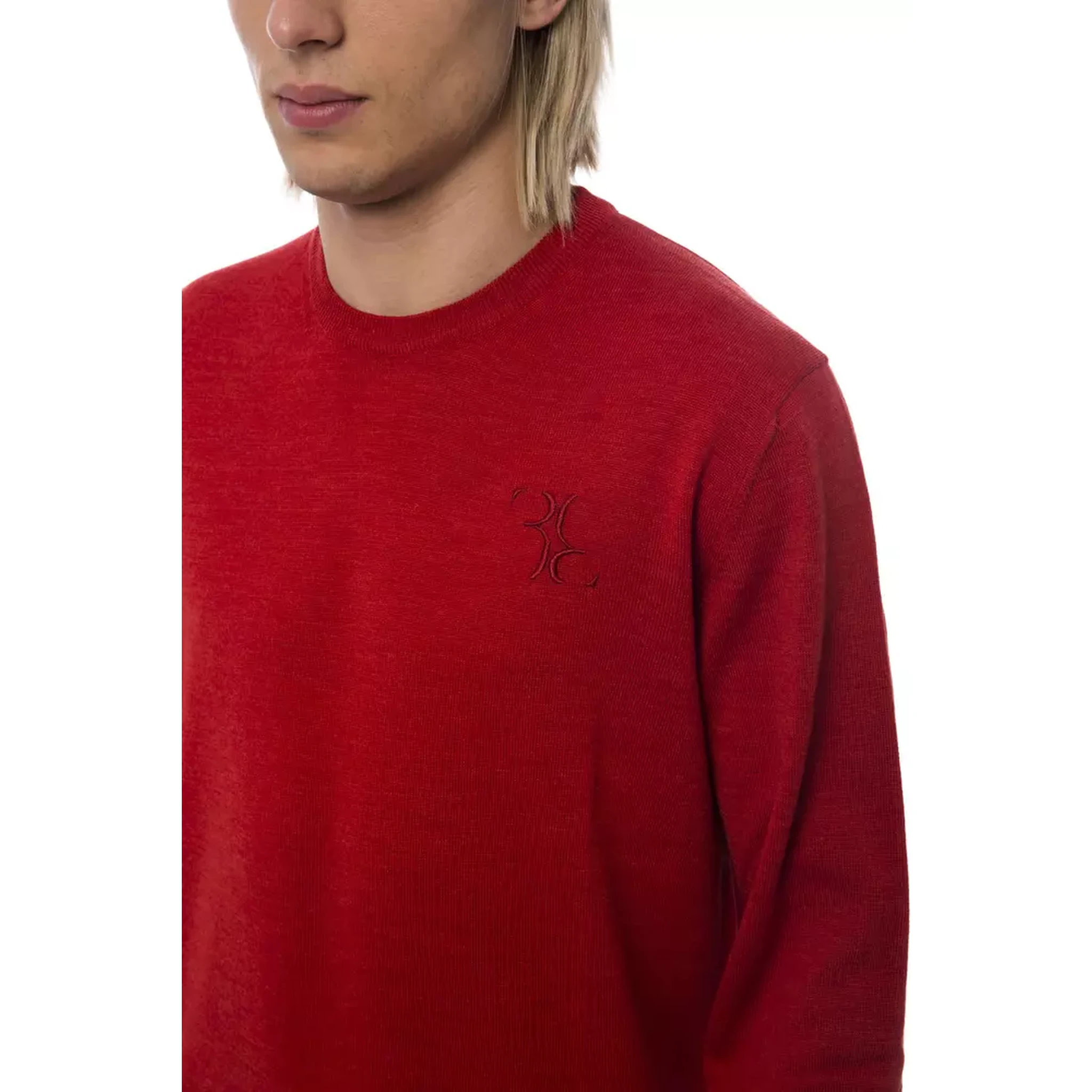 Red Merino Wool Sweater