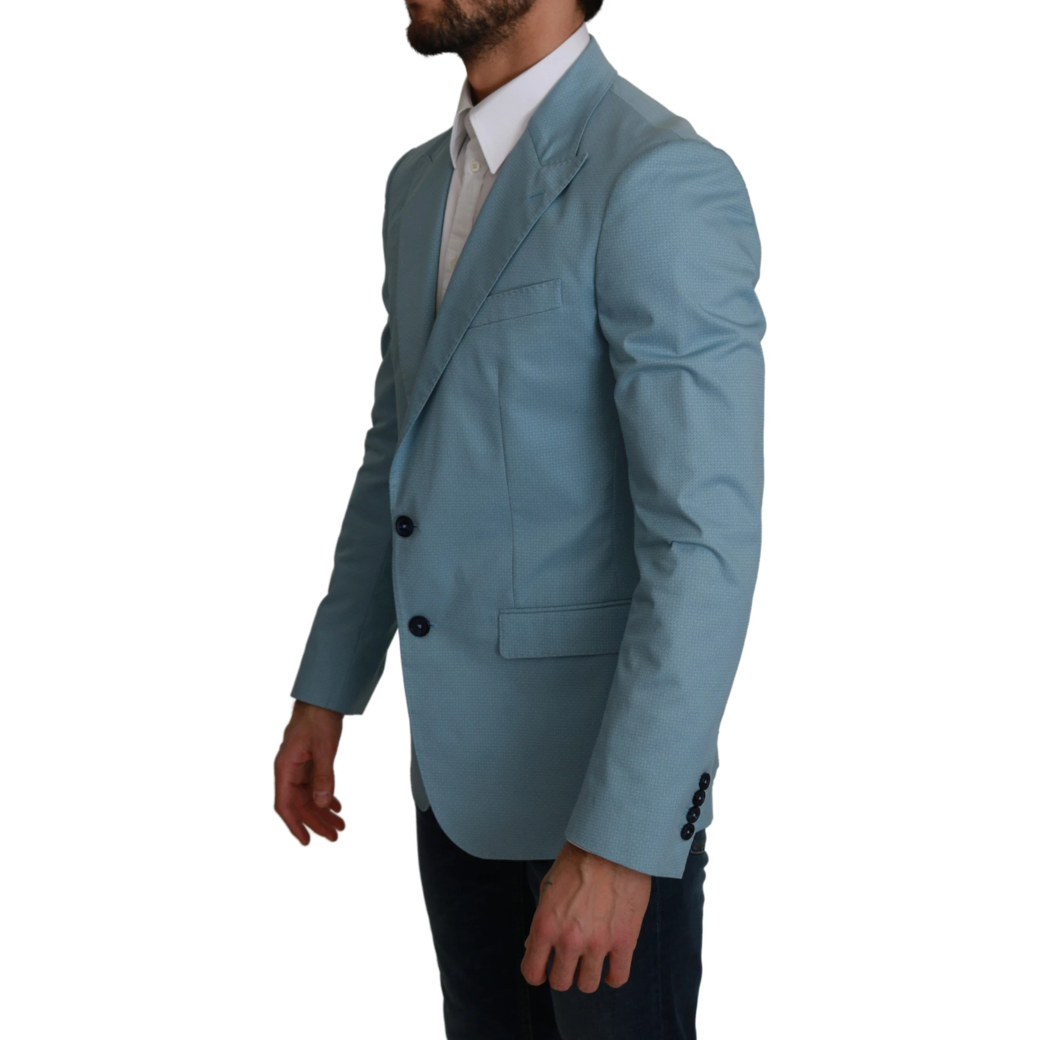Blue Slim Fit Coat Jacket MARTINI Blazer