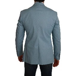 Blue Slim Fit Coat Jacket MARTINI Blazer