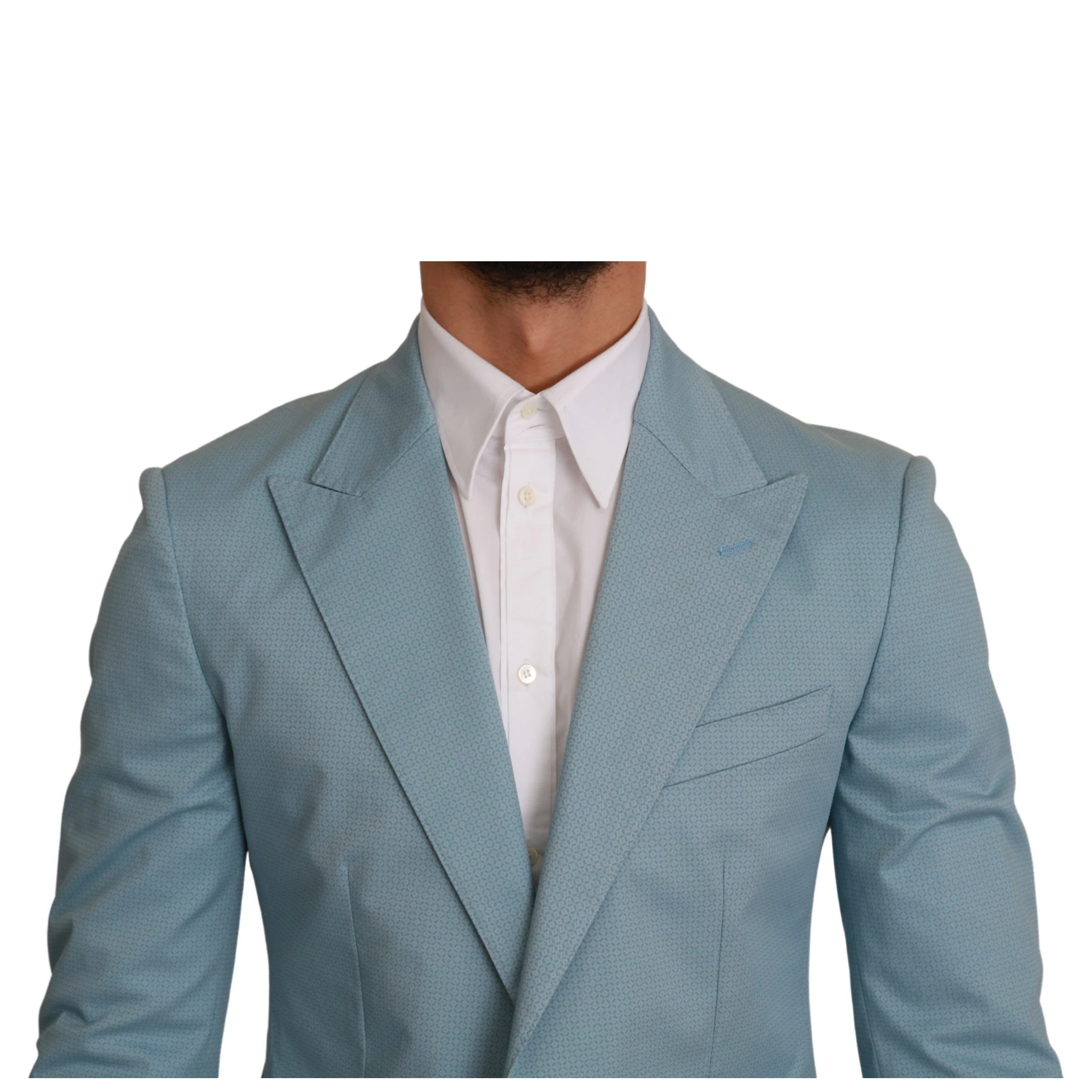 Blue Slim Fit Coat Jacket MARTINI Blazer