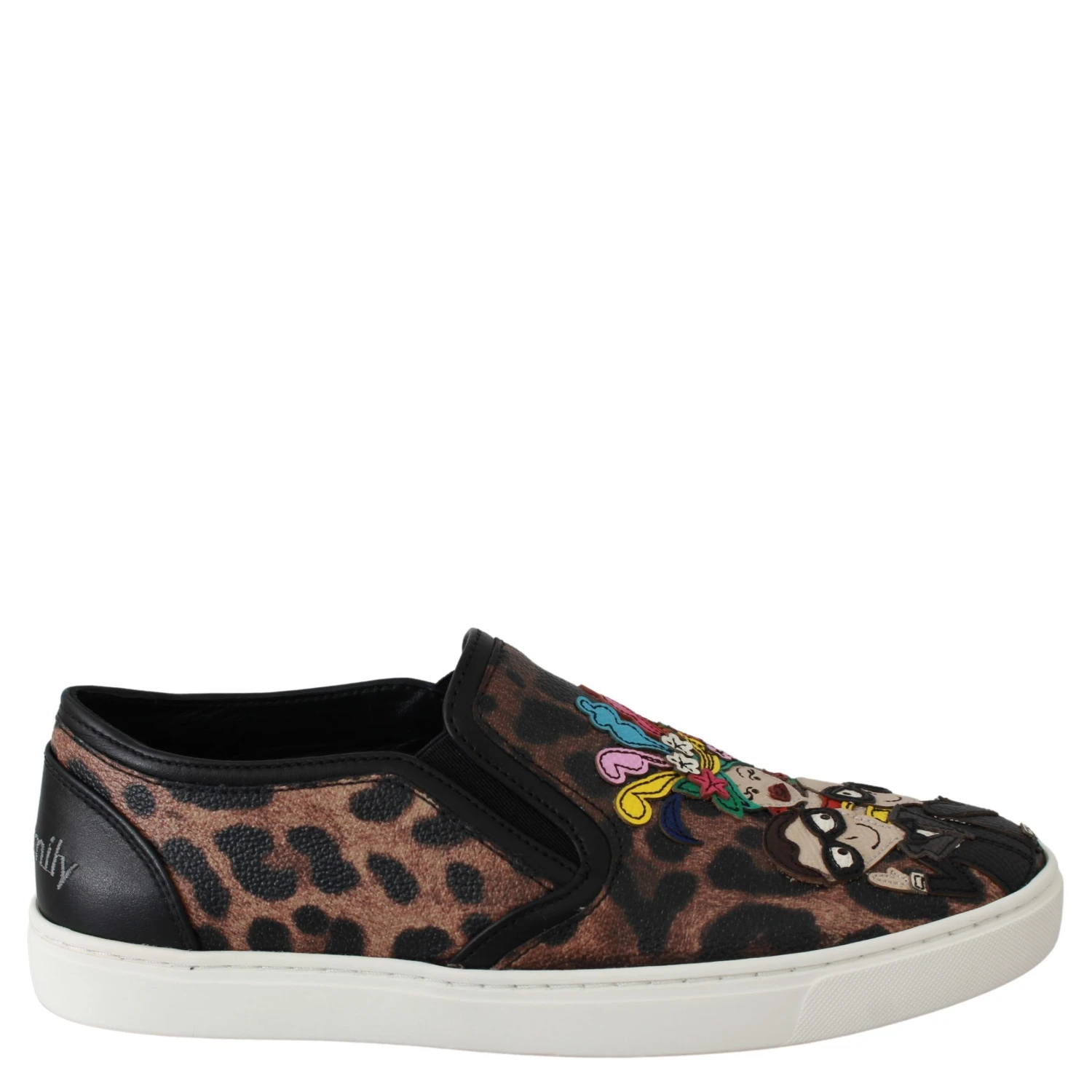 Leather Leopard #dgfamily Loafers Shoes