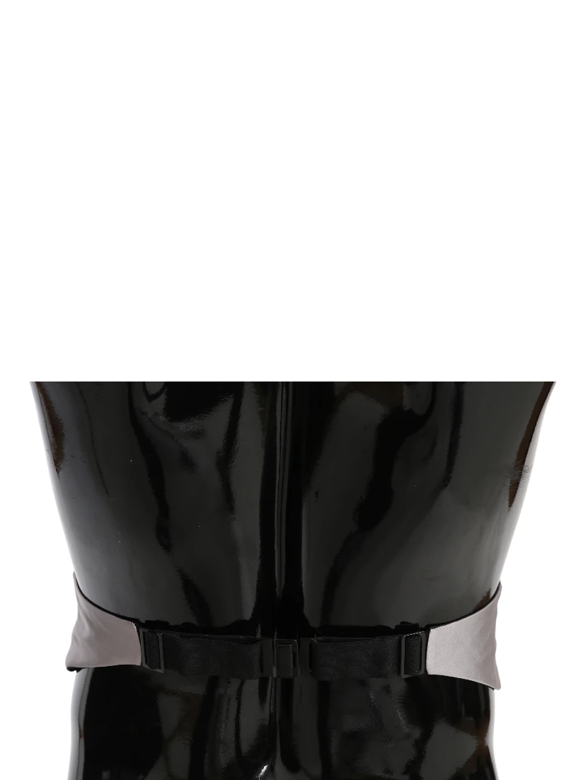 Gray Men Waist Belt 100% Silk Cummerbund