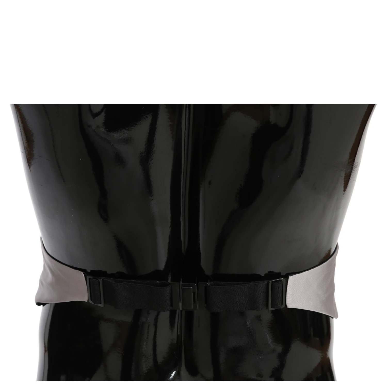 Gray Men Waist Belt 100% Silk Cummerbund