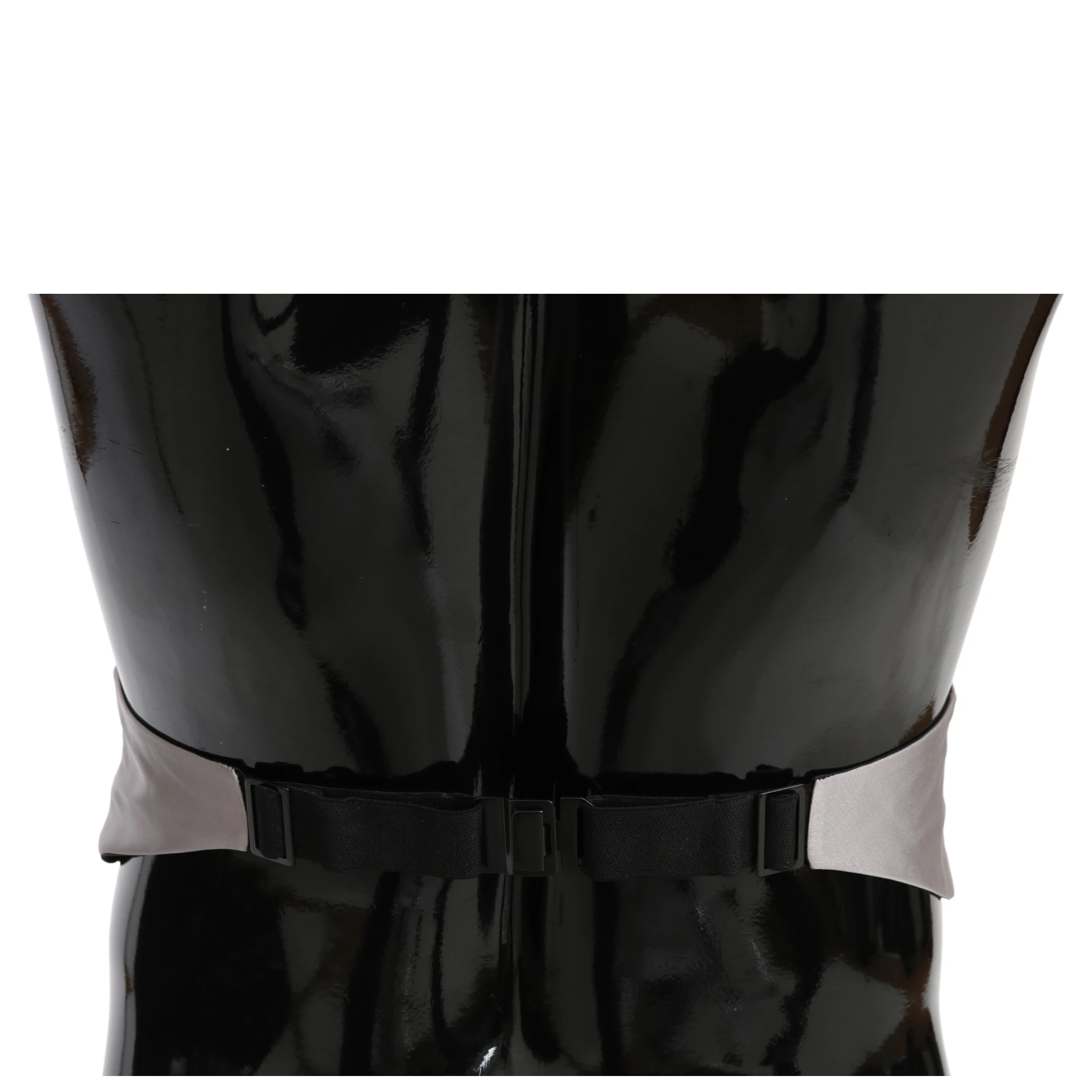 Gray Men Waist Belt 100% Silk Cummerbund