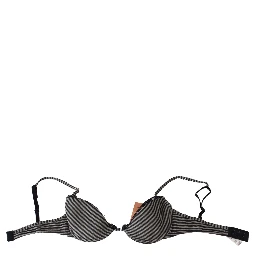 Blue Stripes Lace Reggiseno Bra Underwear