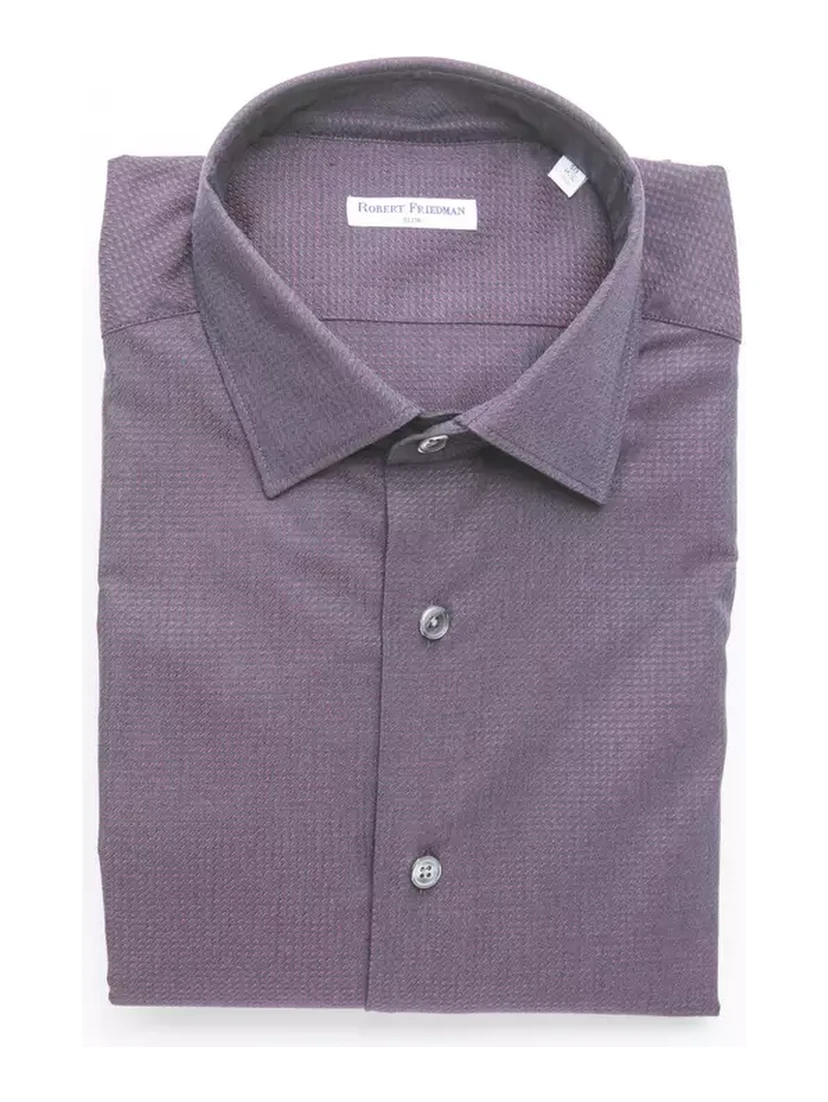 Burgundy Cotton Shirt