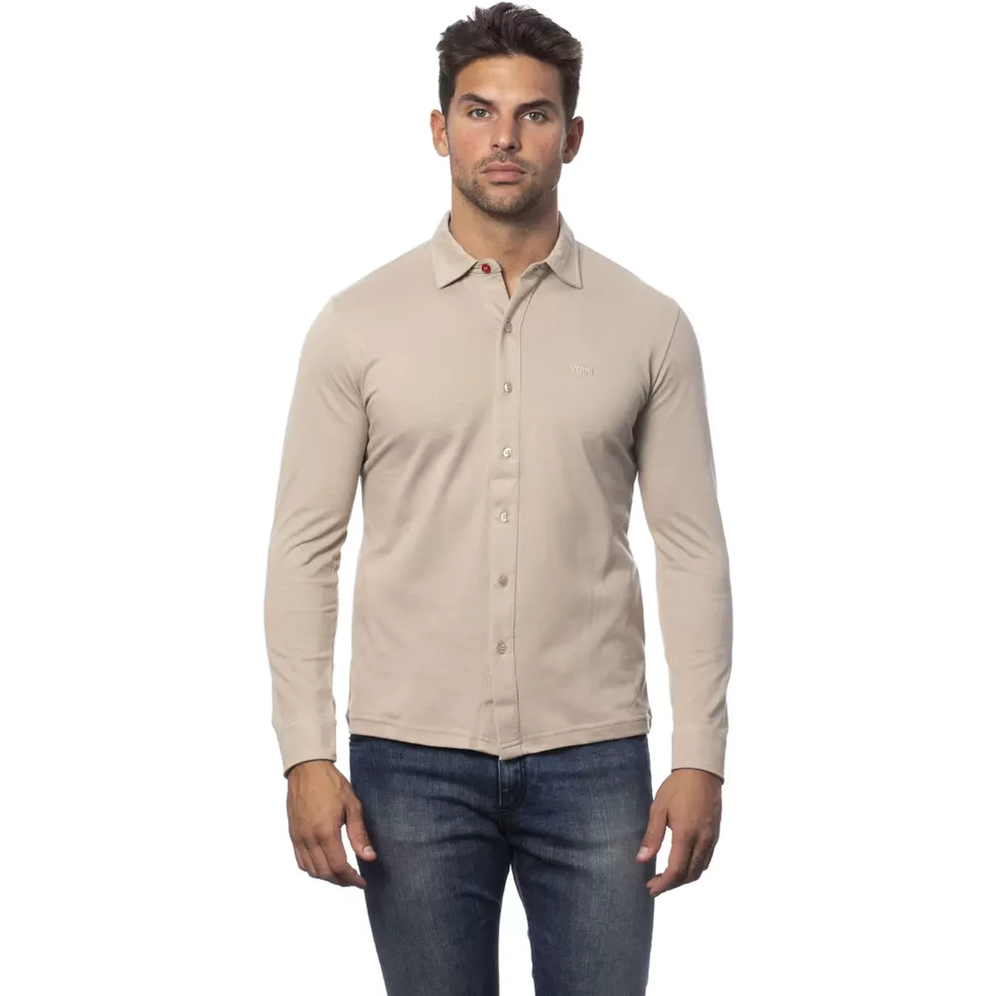 Beige Cotton Shirt