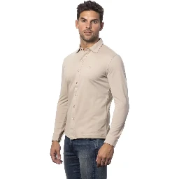 Beige Cotton Shirt