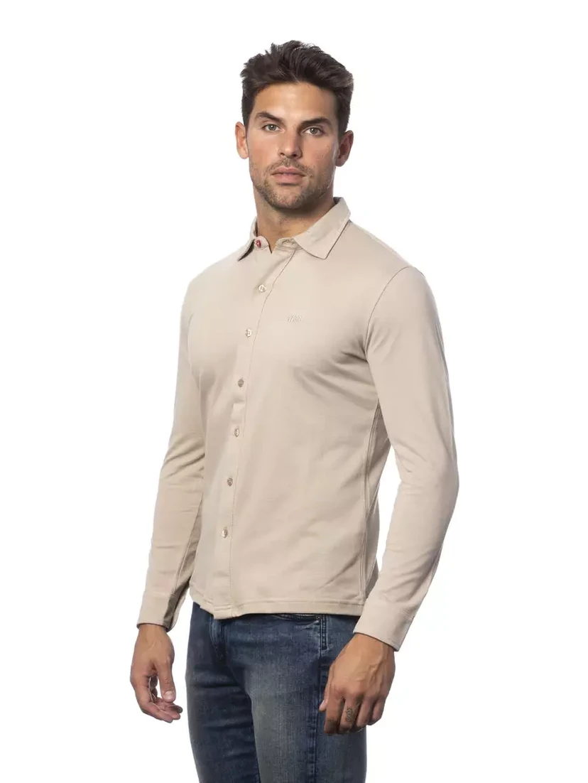 Beige Cotton Shirt
