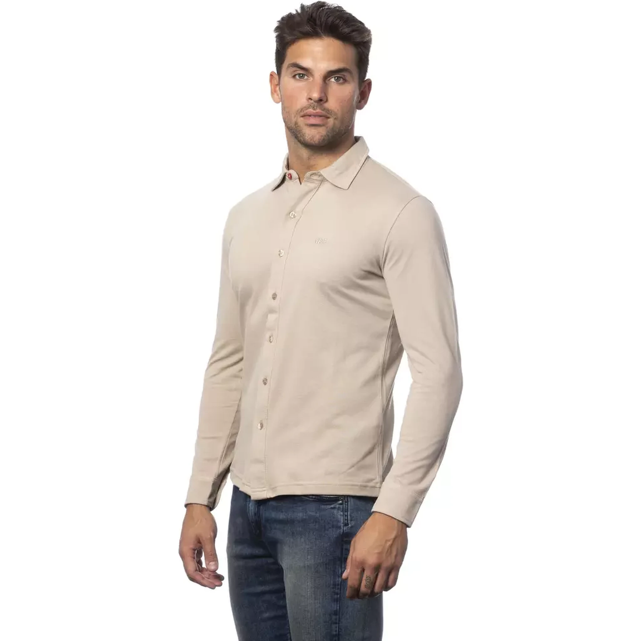 Beige Cotton Shirt