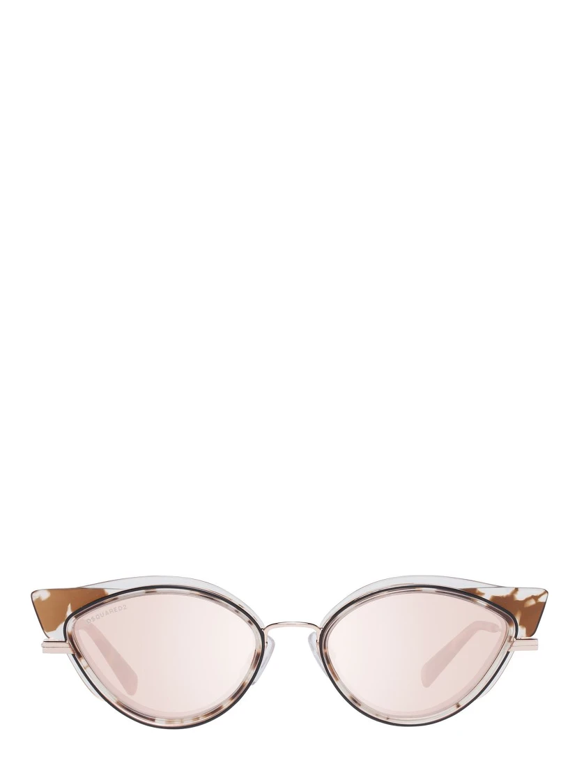 Brown Metal & Plastic Sunglasses