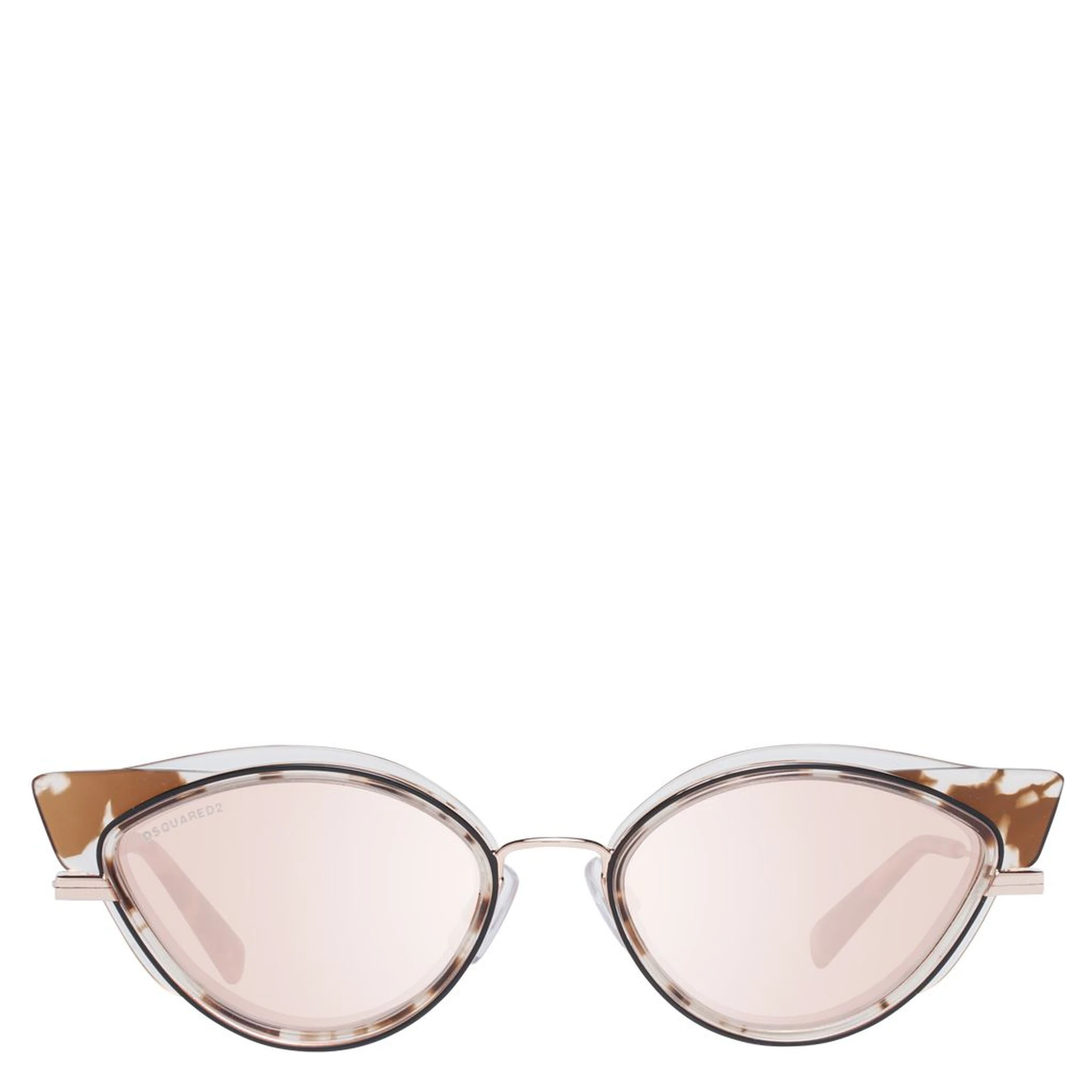 Brown Metal & Plastic Sunglasses