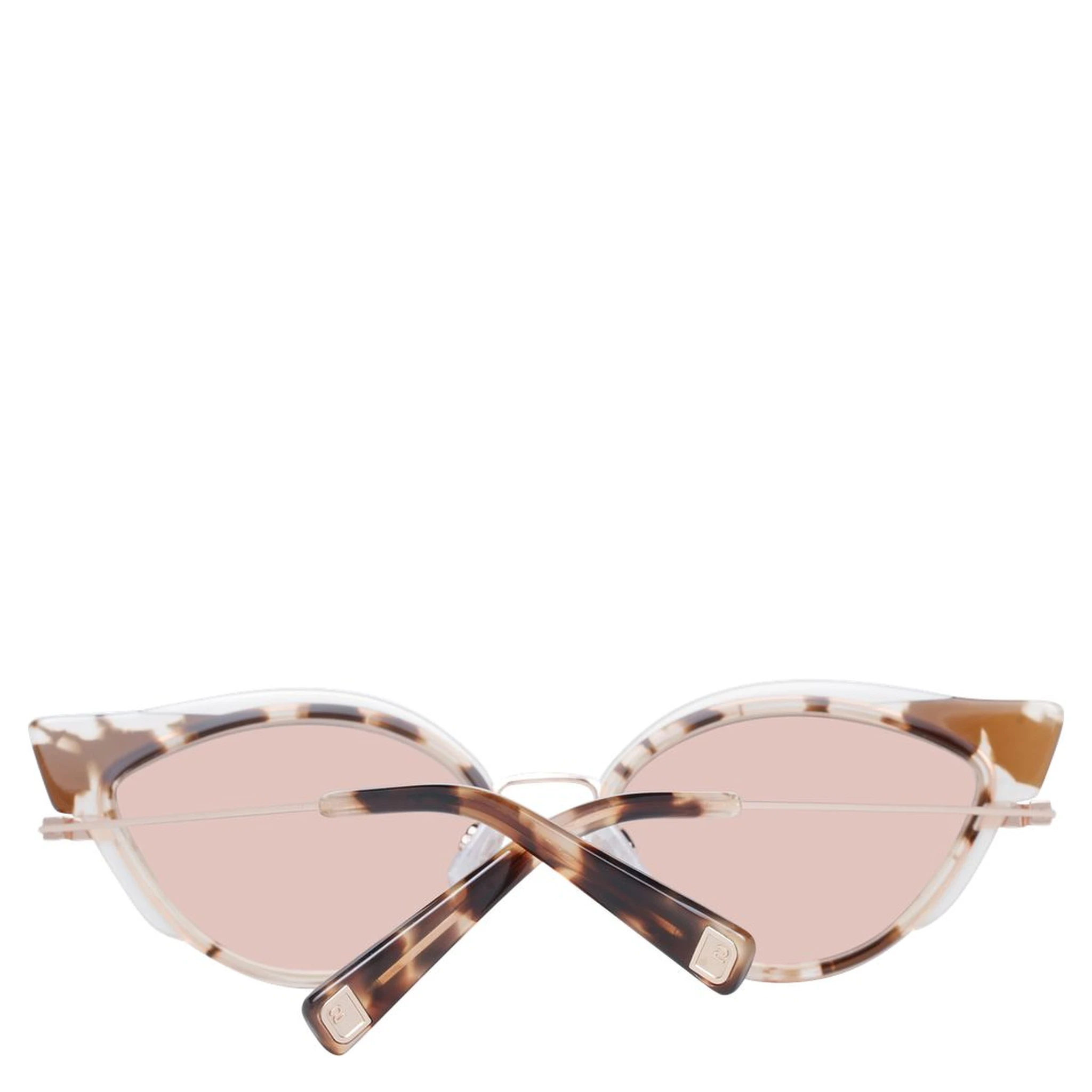 Brown Metal & Plastic Sunglasses