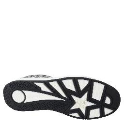 Silver Black Glitter Hawaii Sneakers