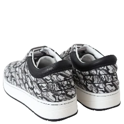Silver Black Glitter Hawaii Sneakers