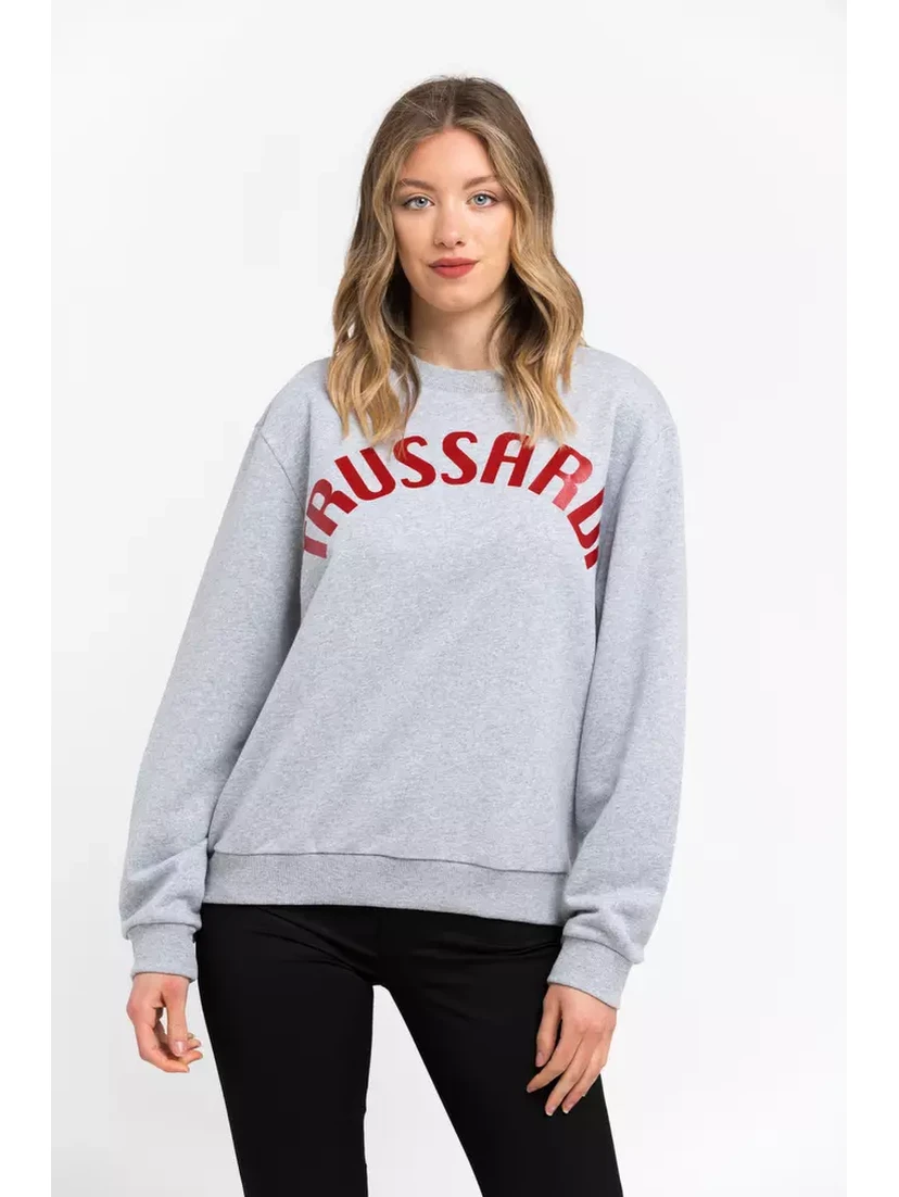 Gray Cotton Sweatshirt