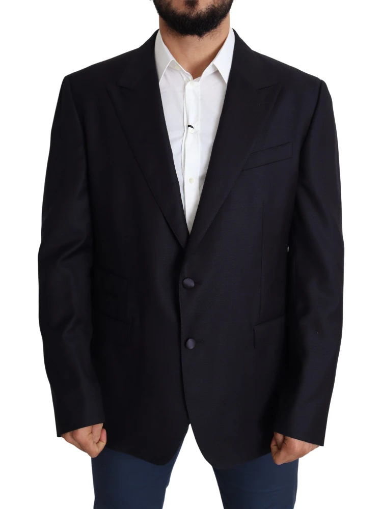 Black Wool Single Breasted NAPOLI Blazer