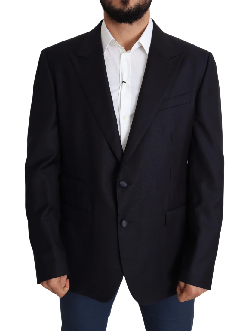 Black Wool Single Breasted NAPOLI Blazer