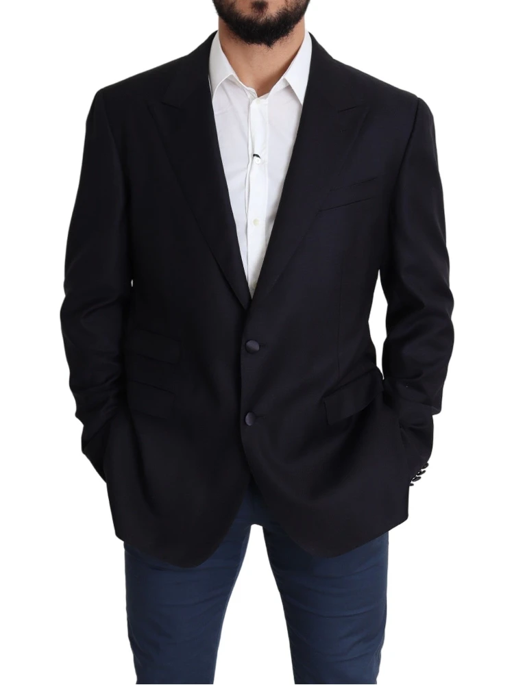 Black Wool Single Breasted NAPOLI Blazer alternative