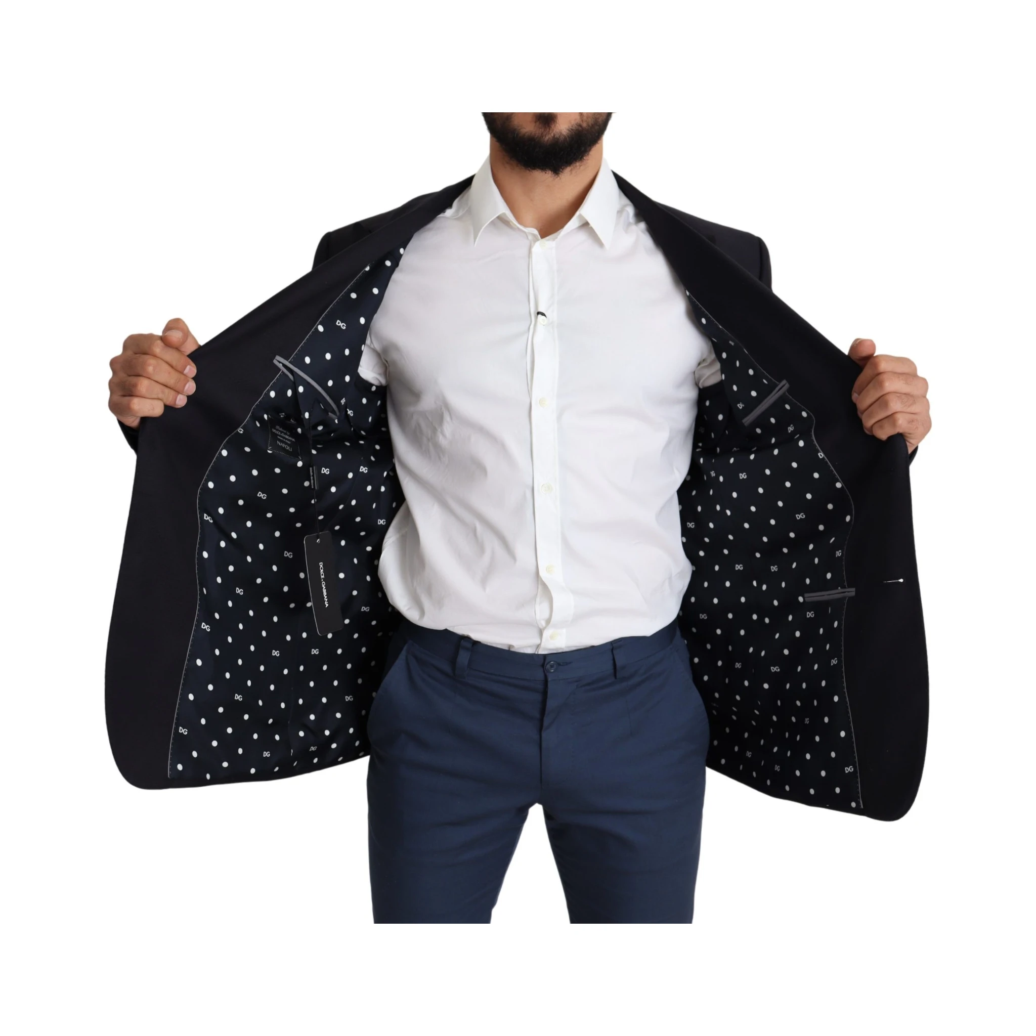 Black Wool Single Breasted NAPOLI Blazer