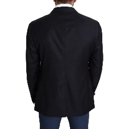 Black Wool Single Breasted NAPOLI Blazer