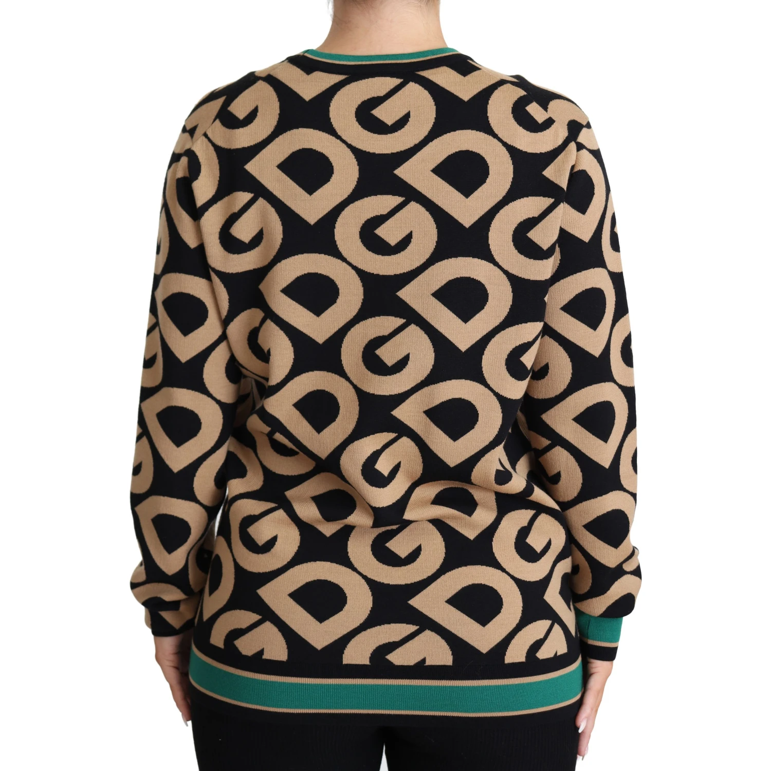 Multicolor DG Mania Wool Crewneck Pullover Sweater