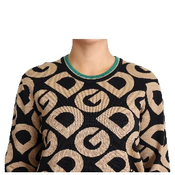 Multicolor DG Mania Wool Crewneck Pullover Sweater