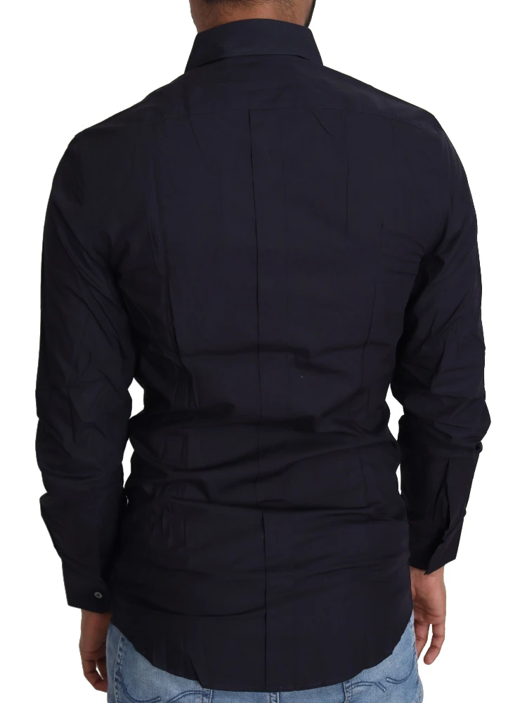 Navy Blue Cotton Formal Dress Shirt alternative